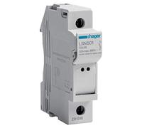Hager Porte-fusibles seccionable L38 1P 32A 690V Blanc Plastique