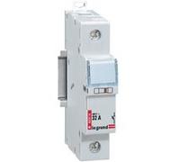 Coupe-circuit 1P 400V pour cartouche cylindrique domestique 25A (sans cartouche) - LEGRAND - 5813 Noir G