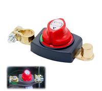 Coupe Circuit Batterie 12-48V, SilverChry Coupe Batterie Voiture Anti Vol, Interrupteur de Déconnexion de Batterie, Interrupteur de Batterie 12v pour Voiture, Camion, Bateau, Camping-car