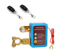 Coupe Circuit Batterie 12V 240A,Bleu Batterie Interrupteur D'arrêt Automatique avec Télécommandes,Coupe Circuit Voiture pour ATV,Bateau,Voiture,RV,Camion