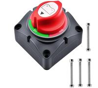 Coupe Circuit Batterie 12V 24V 48V, Coupe Batterie ON-OFF, interrupteur pour Yachts, Bateaux, Bus, Voitures, Commutateur Robuste On/Off
