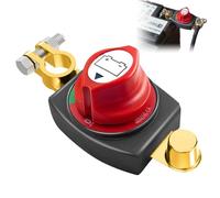Coupe Circuit Batterie 12v- 48v,Coupe Batterie Voiture,Interrupteurs de Batterie, Coupe Circuit Batterie Voiture pour Moto, Bateau Marin, Caravane, Yacht, Bateau, Voyage