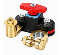 Coupe Circuit Batterie 12V en Cuivre Pur, Interrupteur ON/OFF | Bornes Rotatives Réglables, Déconnexion Batterie pour Voiture, Camion, Camping-Car, Bateau et Stockage Véhicule