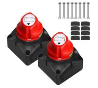 Coupe Circuit Batterie, 2 Pièces Coupe Batterie, 12 V, 24 V, 48 V, 275 A, Interrupteur D'isolateur De Coupe Batterie, Master Switch Batterie, Interrupteur De Déconnexion De Batterie