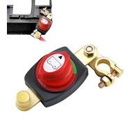 Coupe Circuit Batterie Voiture 12V/24V/48V, Réglable 180° Top Post Coupe | Commutateur de Déconnexion de Batterie, pour Voiture, Bateau, Camion, Moto