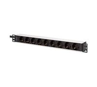 - Coupe-circuit (rack-montable) - profil en aluminium - CA 230 V - entrée : IEC 60320 C20 - connecteurs de sortie : 9 (DIN 49440) - 1U - 19" - 2 m