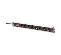 Digitus Multiprise 19 pouces DN-95436 – 8 prises 1U, interrupteur, protection 16 A 4000 W