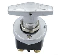 Coupe-Circuit Véhicule Lourds Rotation Rapide Argent | Courant continu 125A, momentané 500A, métal pour robuste, compatible pour iveco, pour camion, bateau