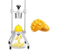Coupe-citron manuel à 8 sections avec support en aluminium, pied antidérapant, outil de cuisine rapide pour la maison, facile à laver et économiseur d'espace
