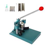 Coupe-coins manuel, perforatrice robuste pour coins de papier avec lames R6 et interchangeables R3-R13, épaisseur de coupe de 3 cm, pour la découpe de cartes de visite(R6+R10)