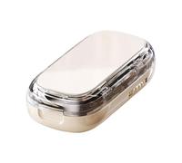 Coupe-comprimé Compact | Distributeur Portable de Comprimés,Organisateur Hebdomadaire de Coupe de Comprimés pour Maison Bureau Voyage Hôpital École Camping Travail Infirmières Adultes Personnes Âgées