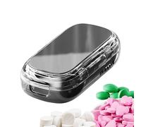 Coupe-comprimé Compact | Outil Portable pour Découper les Médicaments,Coupeur de Stockage Hebdomadaire pour Maison Hôpital École Camping Professionnel