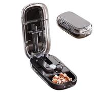 Coupe-Comprimé - Coupe Cachet Pour Pilules Multiples | Multiple Coupe-Comprimé Médicaments | Coupes Stockage Comprimés Moitié Ou Quart Maison Adultes Seniors | Coupes Réglable, Une À Deux