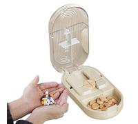 Coupe Comprimé | Coupe Pilule Médicament,Boîte de Stockage Portable et Précis pour Dispenseur de Médicaments en Voyage Organisation Médicamenteuse