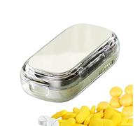 Coupe-Comprimé | Coupeur Portable Pour Les Petits Comprimés - Coupeur de Stockage Hebdomadaire pour Maison Hôpital École Camping Professionnel