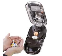 Coupe-Comprimé - Porte-Comprimé,Boîte à Médicaments avec Broyeur Organisateur pour Voyage Sac à Main Sénior Animaux de Compagnie