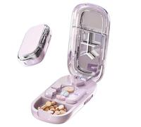 Coupe-Comprimés - Distributeur Portable de Comprimés - Coupeur de Stockage Hebdomadaire pour Maison Hôpital École Camping Professionnel