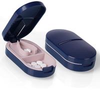 Coupe-Comprimés Portable Pour Petits Et Grands Comprimés, Avec Lame - Coupe-Comprimés Pratique Pour La Gestion Des Médicaments