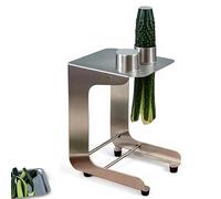 Coupe-concombre et carotte manuel avec deux lames - Coupe 10 tranches / minute pour une préparation soignée de salade, cuisson et préparation des repas de sushis