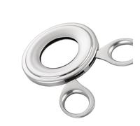 Coupe-coquille D'œuf Manuel en Acier Inoxydable, Ouverture Nette | Argenté, Adapté aux Œufs Petits Œufs à Coque, Usage Maison et Préparation Pâtissière