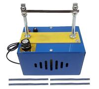 Coupe-corde électrique, kit d'outils de coupe chauffants d'établi avec 4 vitesses réglables de 0 à 900 °C, lame de 105 mm de largeur, machine de découpe thermique de bureau pour tissus
