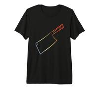 Coupe-Coupe Vintage Boucher Omnivore Butchery T-Shirt Haut de Gamme