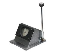 Coupe-cœur Manuel for Badges, Machine de découpe de Boutons, poinçonneuse en Forme de cœur for la Fabrication de Badges, diamètre du Papier découpé 62 x 70 mm, for la Fabrication de Badges en Forme