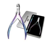 Coupe Cuticule Ongle Professionnel : 2 Pcs Trousse d'entretien des Cuticules - Outil essentiel pour Soins des Ongles et Cuticules - Pince Coupe- Ciseaux Cuticules - Ciseaux Ongles