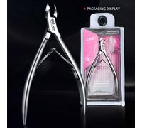 Coupe-cuticules 3/4 Mâchoire, Très Coupantes Petits Ciseaux De Cuticules Pour Manucure Et Pédicure, Ciseaux En Acier Inoxydable Pour Enlever Les Ongles Et Les Peaux Mortes, Outil De Coupe D'ongles - U