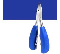 Coupe-cuticules professionnel en acier inoxydable 2024, coupe-ongles pour les ongles des mains, des pieds, bleu