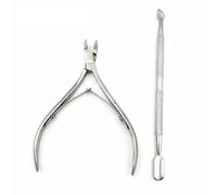 Coupe-Cuticules, Repousse-Cuticules, Outil De Manucure Avec Ressort, Outil De Soin Des Ongles Pour Manucure, Pédicure, Beauté Chez E/Spa/Saloon