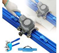 Coupe-dalles De Porcelaine Robuste - Pince À Carrelage, Ventouses Et Rail De Guidage Avec 5 Molettes En Cuivre | Coupe Les Carreaux Jusqu'à 10 Mm D'épaisseur Avec Une Précision,3.8m