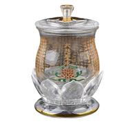 Coupe d'autel en céramique, Grande tasse d'eau bénite du mantra de la miséricorde, multiplicateur Bouddha, fournitures bouddhistes d'affinité, bol