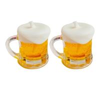 Coupe De Bière Forme De Bougies Parfumées, 2 Pcs Mignonnes Bougie D'aromathérapie pour Soulagement du Stress, Parfum Fort sans Fumée De Longueux Bougies Durables pour Maison