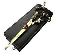 Coupe de cheveux coupe de cheveux coupe de cheveux coupe de cheveux super pointue ciseaux 6/7 /7.5/8 / 9 pouces coupe de cheveux avec une sensation stable... (6 pouces - C)