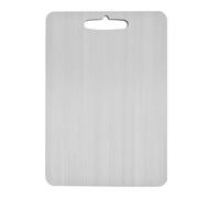 Coupe de coups - Titane Silver | Métal de planche à découper, tapis de coupe réversible à deux faces | Viande et préparation des légumes