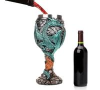 Coupe de dragon, coupe médiévale | Tasse médiévale en acier inoxydable | Verres médiévaux créatifs et polyvalents pour boire ou se réunir au quotidien.