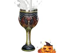 Coupe de dragon médiévale, coupe de dragon | Coupe de vin de dragon | Coupe de vin de dragon | Coupe de vin dorée pour Halloween, élégant gothique catholique pour Noël