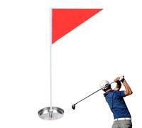 Coupe de golf et drapeau | Aide à l'entraînement de putter d'intérieur, d'entraînement portable pour adultes, intérieur et extérieur, maison, jardin, pelouse, tournoi