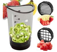 Coupe de légumes, Coupe à fruits, Trancheuse de fraises,multifonctions, en acier inoxydable, pour fraise, banane, œuf, légumes, salade rapide, coupe à main,Coupe de fraise créative, Cuisinier