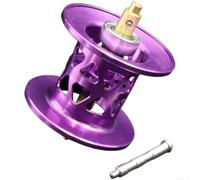 Coupe de ligne modifiée en aluminium pour moulinets Abu Garcia B6P6 et 26 Series Baitcasting avec ajustement fiable (violet)