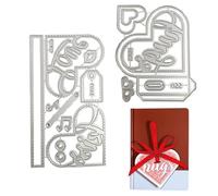 Coupe De Métal De Coeur-3D Modèles De Gaufrage Pour Cartes, Armeleur | Love Design Punch Formes, Modèle De San Stanz, Accessoires De Scrapbooking, Décoration Creativ