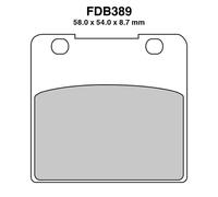 COUPE DE PASTILLES DE FREIN FERODO FDB389ST