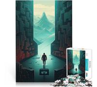 Coupe de précision Art sur Internet Puzzle de 1000 pièces pour Adultes 26x38cm Décoration Murale, Cadeaux Uniques pour Anniversaire et Noël pour Les 14 Ans et Plus