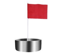 Coupe de Trou de Golf, Coupe de Putting de Golf,Mettre des Tasses avec Un Drapeau | Aides à l'entraînement de, Trou de en Acier Inoxydable pour et Adultes, Ensemble de Trous d'entraînement a