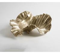 Coupe décorative Almira l49 x P45 x H18 cm Aluminium Champagner Faite main