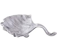 Coupe décorative Coupe en aluminium Ginkgo grand argent Coupe à feuilles