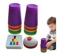 Coupe D'empilement - Outil D'apprentissage Éducatif | Empiler Les Tasses De Nidification | Pyramide De La Tour Des Piles Adaptée Au Développement Du Bébé, Au Jeu Des Tout-petits Et Aux Activités D'app