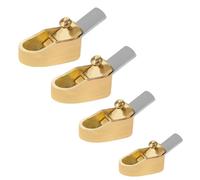 Coupe-doigts professionnel en laiton pour violon, alto, violoncelle - Outil de luthier avec lame tranchante en acier (lot de 4 tailles différentes)