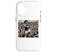 Coupe du Monde de Football 1971 de George Best on The Ball Man Utd Coque pour iPhone 16